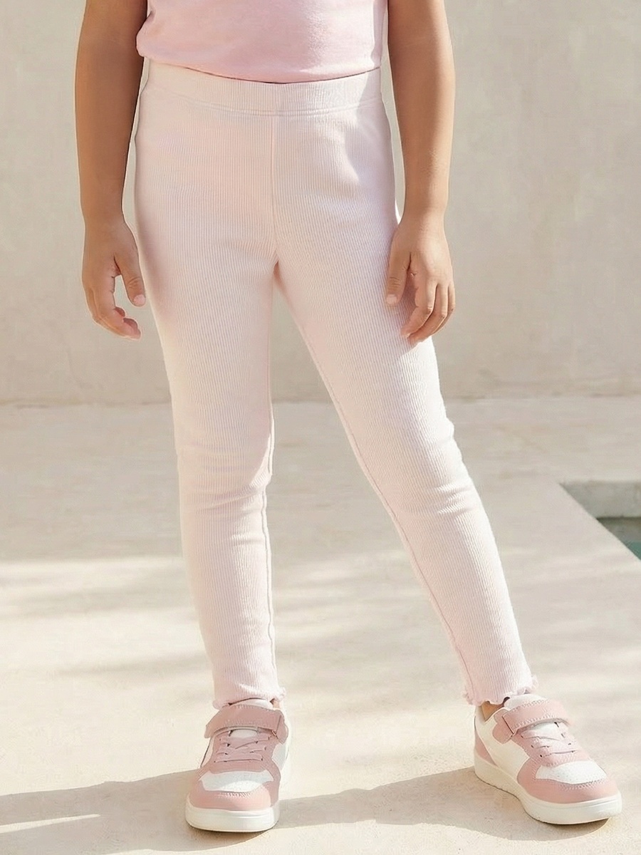 Leggings with Ribbed Detail