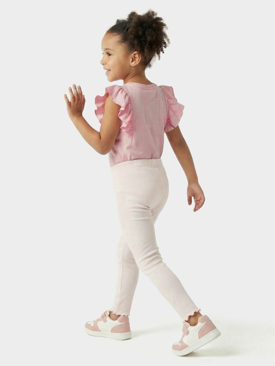 Leggings with Ribbed Detail
