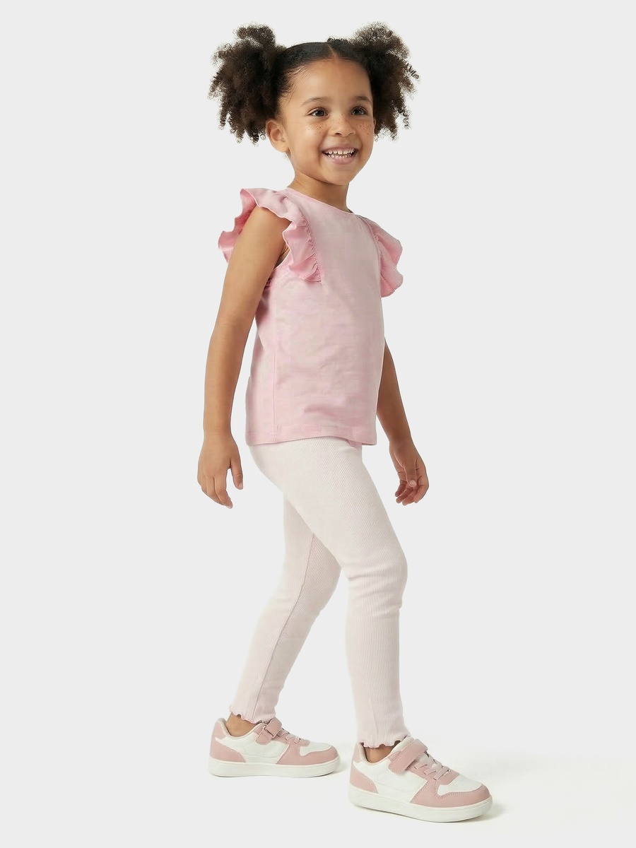 Leggings with Ribbed Detail