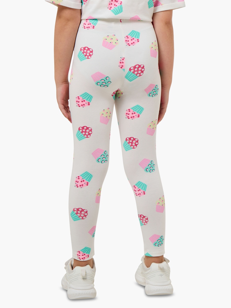 Leggings with Cupcake Print