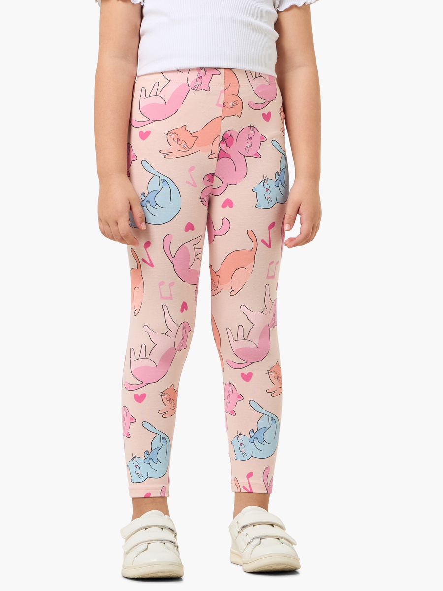 Pack of 2 Leggings with Elasticated Waist