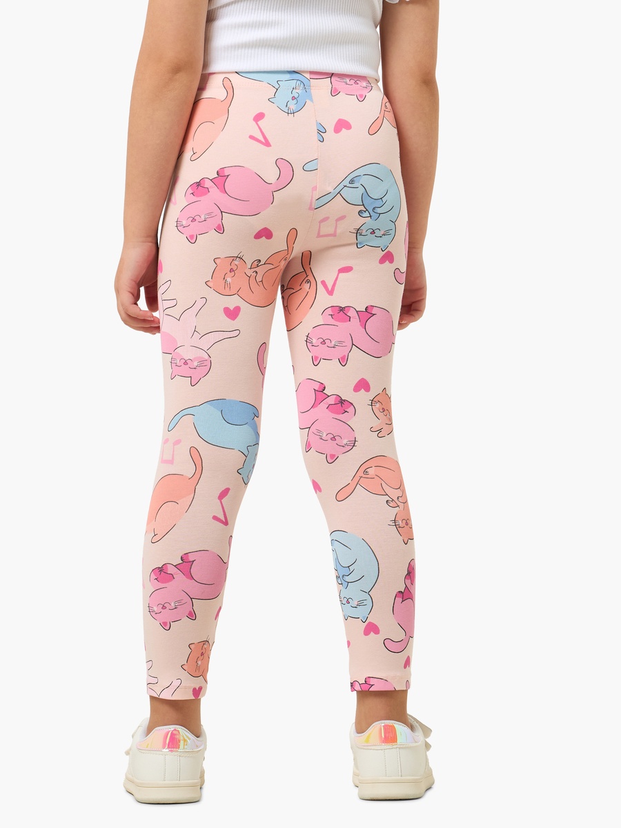 Pack of 2 Leggings with Elasticated Waist