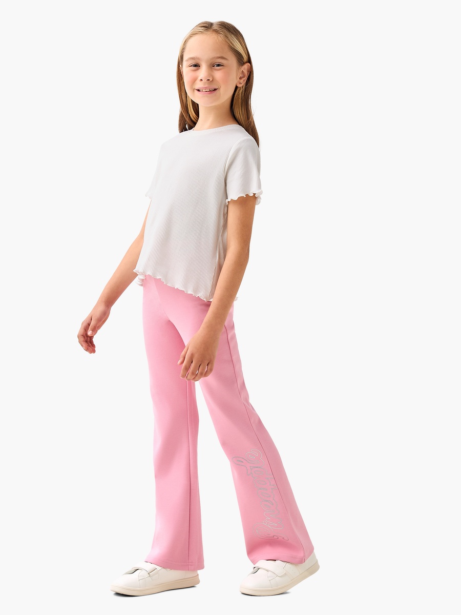Leggings with Flared Hem