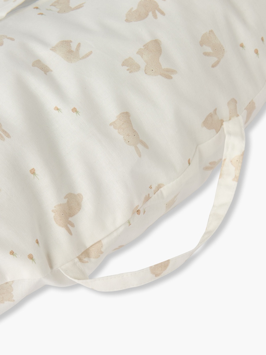 Baby Nursing Pillow with Bunny Print - 50x60 cm