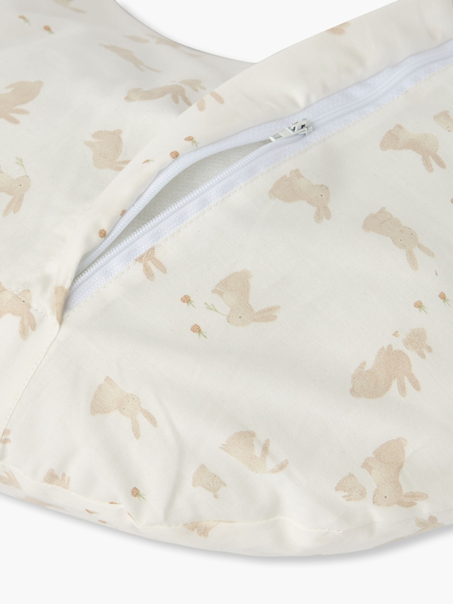 Baby Nursing Pillow with Bunny Print - 50x60 cm