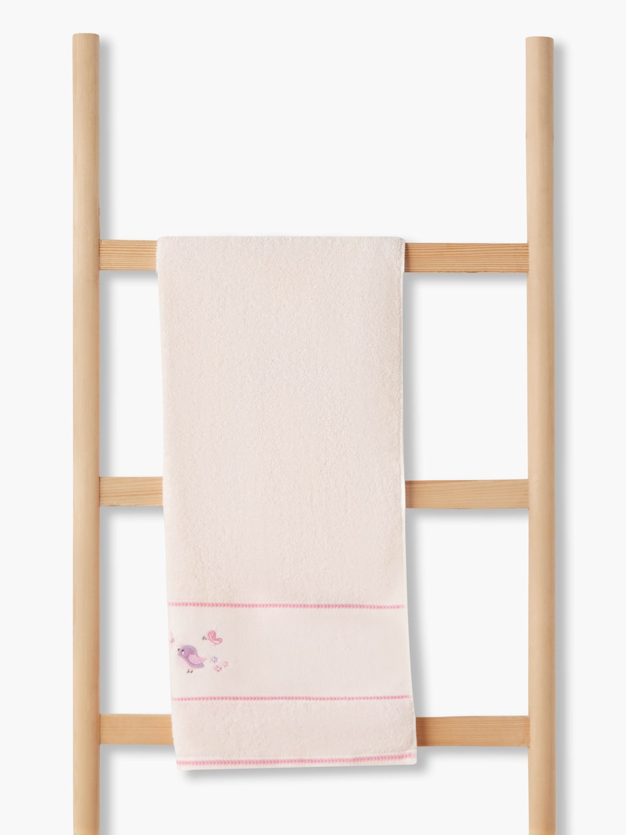 60x120 cm Baby Towel with Bird Embroidery