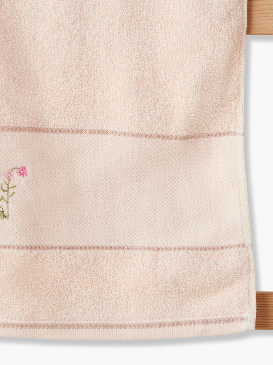 60x120 cm Baby Towel with Bunny Embroidery