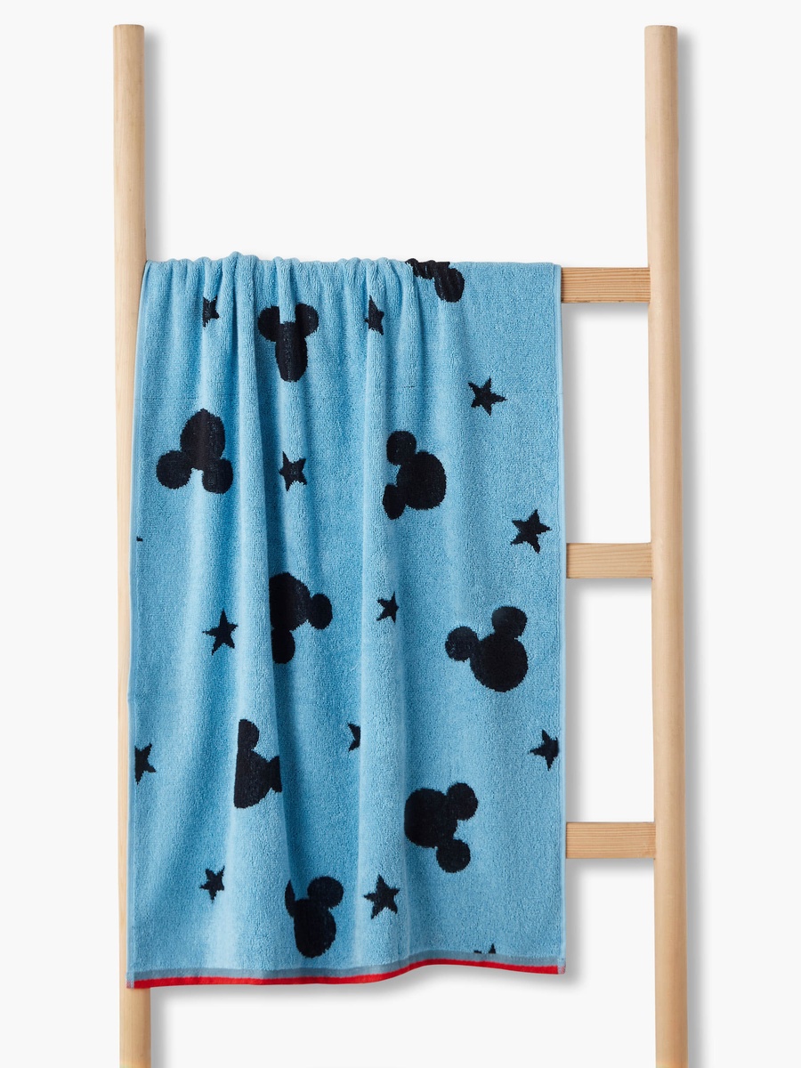 Baby Towel with Mickey Texture