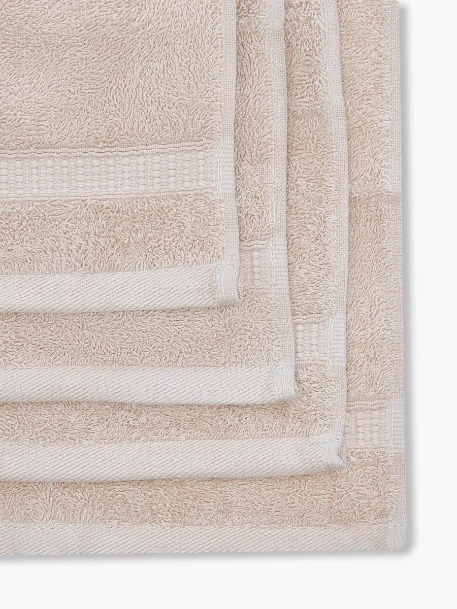 Pack of 4 30x30 cm Baby Towel with Waffle Textured Border