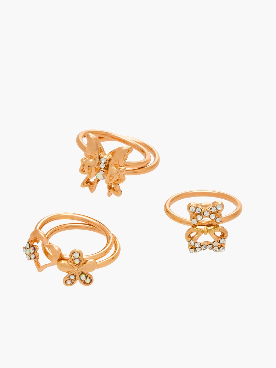 Pack of 5 Embellished Ring