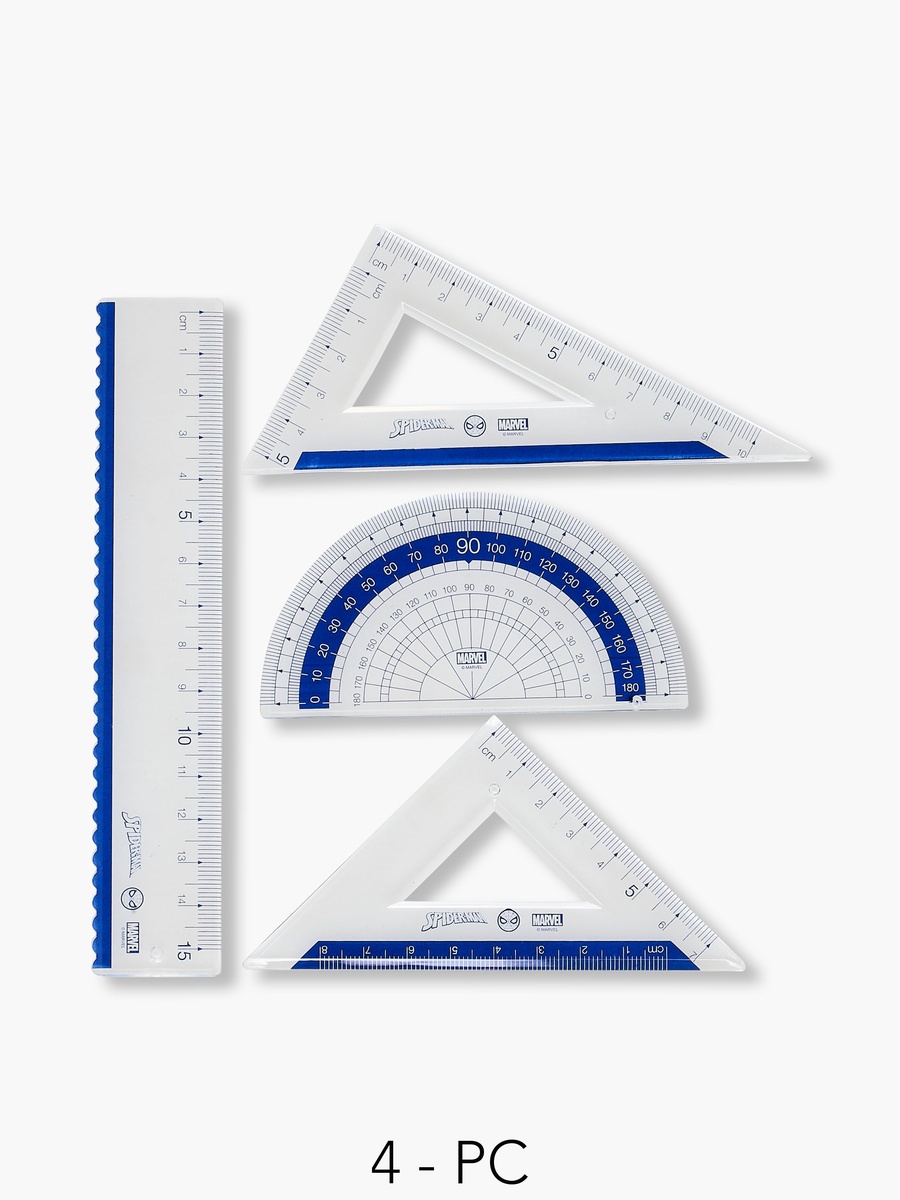 Marvel Spider-Man Geometry Ruler Set