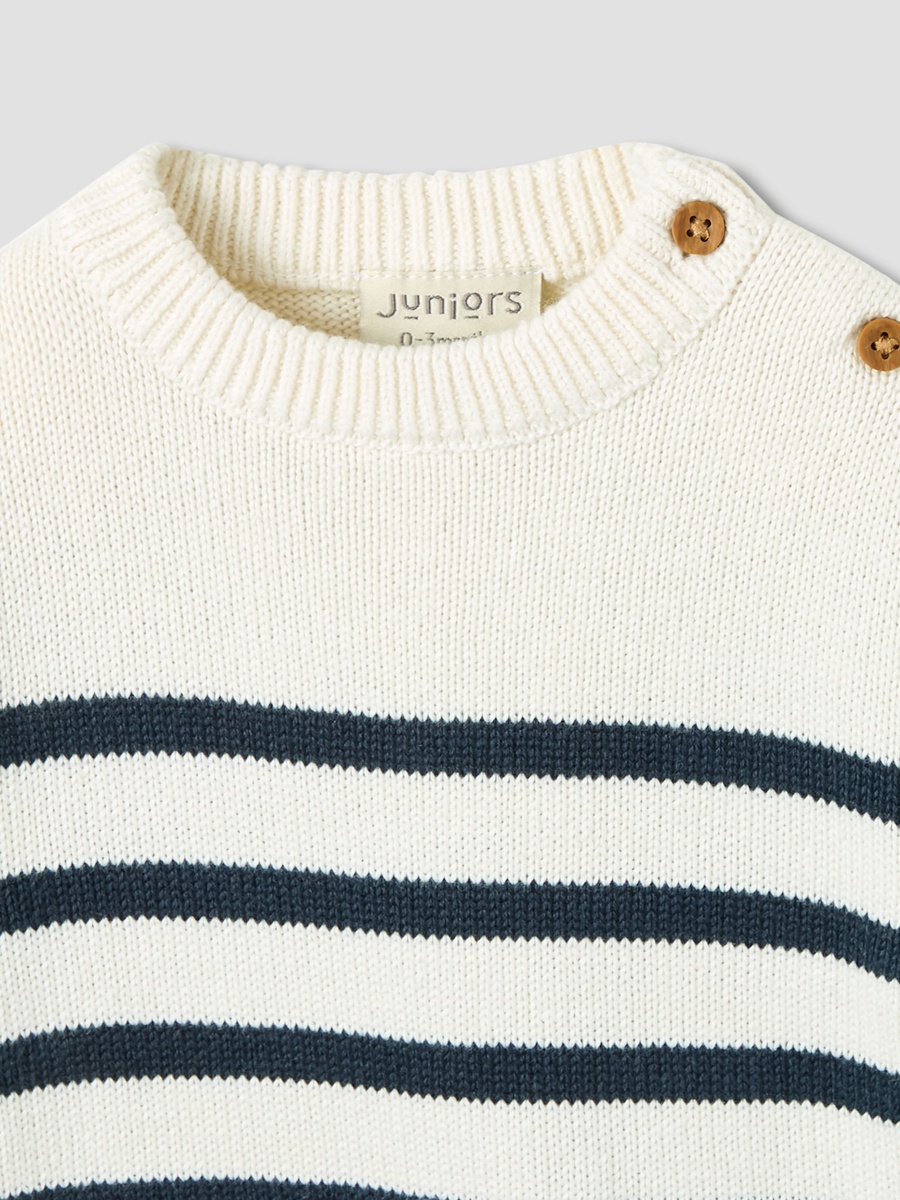 Striped Sweater with Long Sleeves