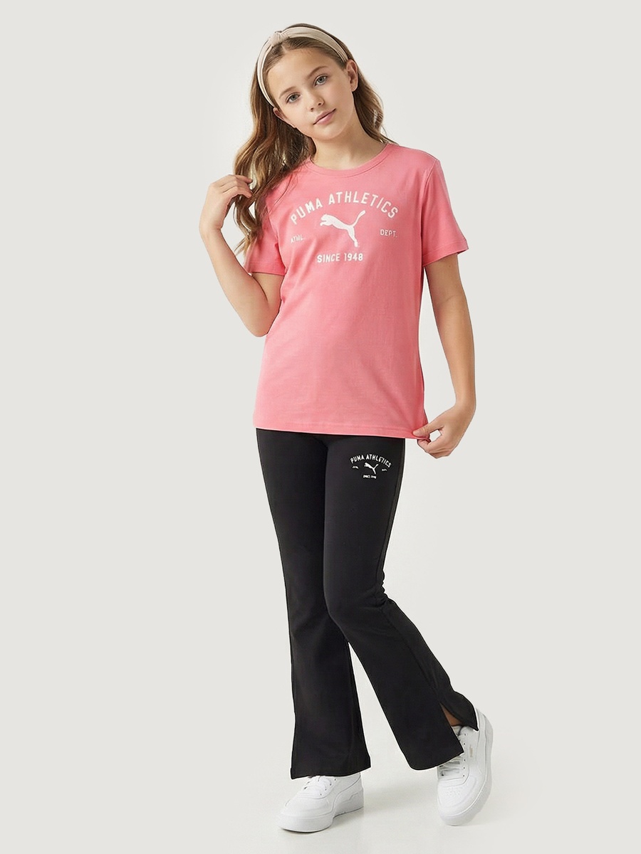 Crew Neck Short Sleeves T-Shirt with Logo Print