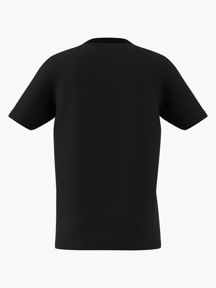Boys Cotton Crew Neck T-Shirt with Logo Print and Short Sleeves