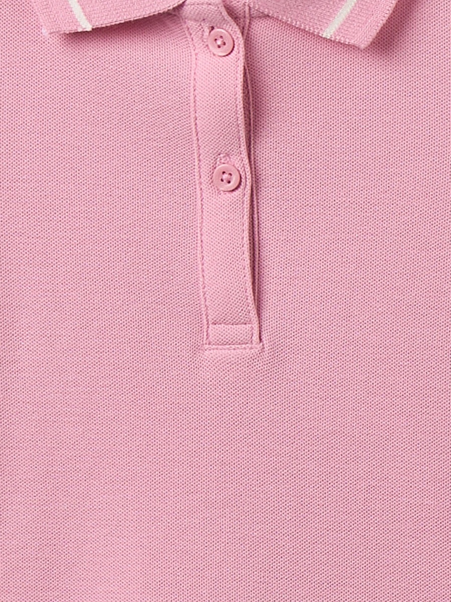 Collared Short Sleeves Polo T-Shirt with Solid Design