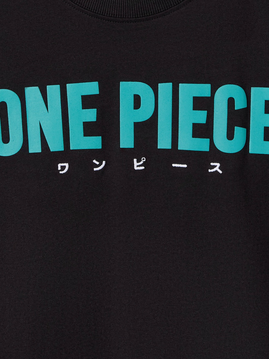 Crew Neck Short Sleeves T-Shirt with One Piece Print