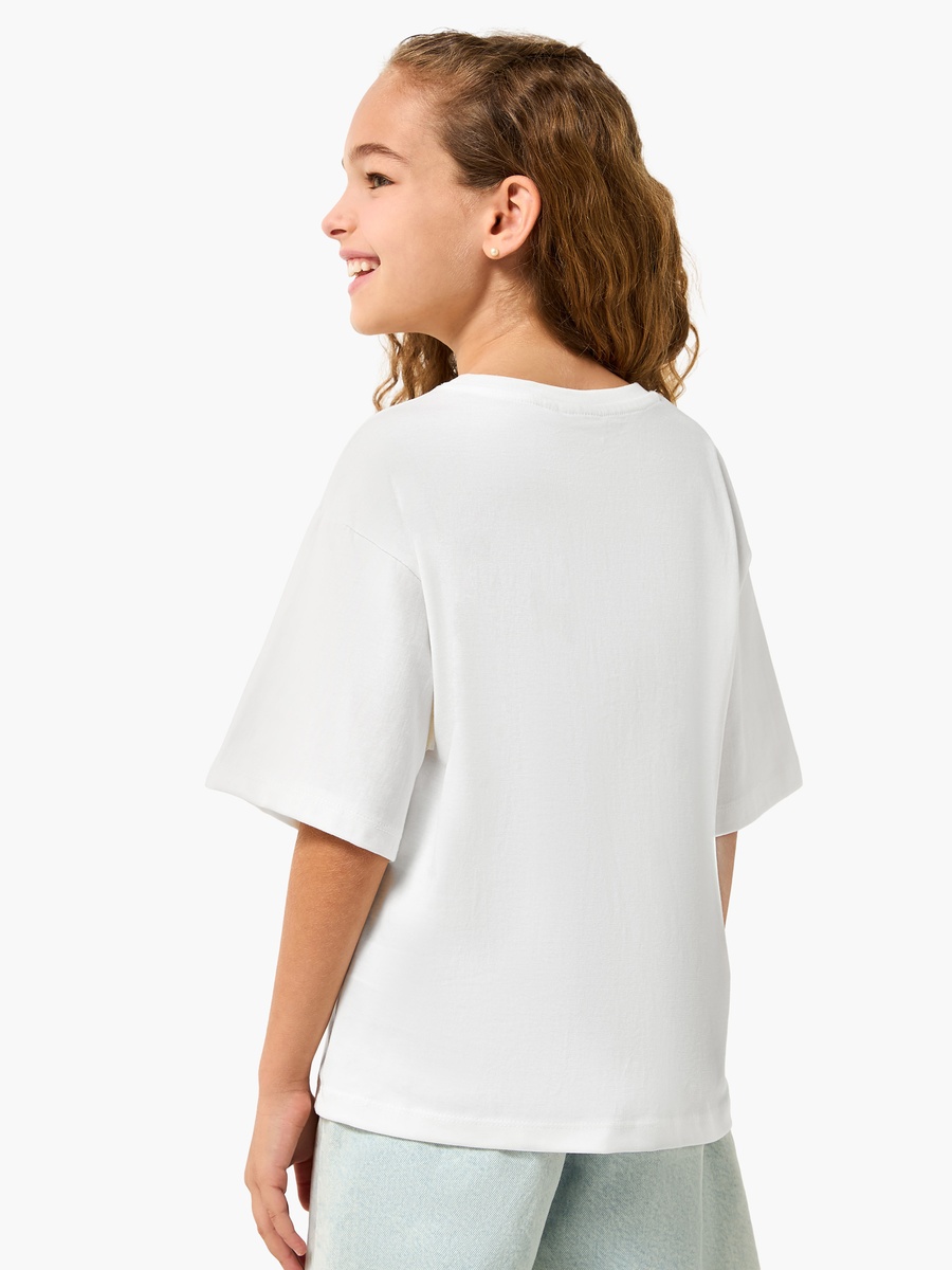 Crew Neck Short Sleeves T-Shirt with Graphic Print