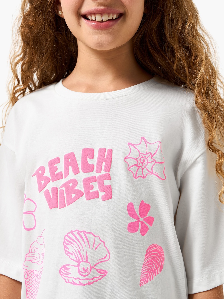 Crew Neck Short Sleeves T-Shirt with Graphic Print