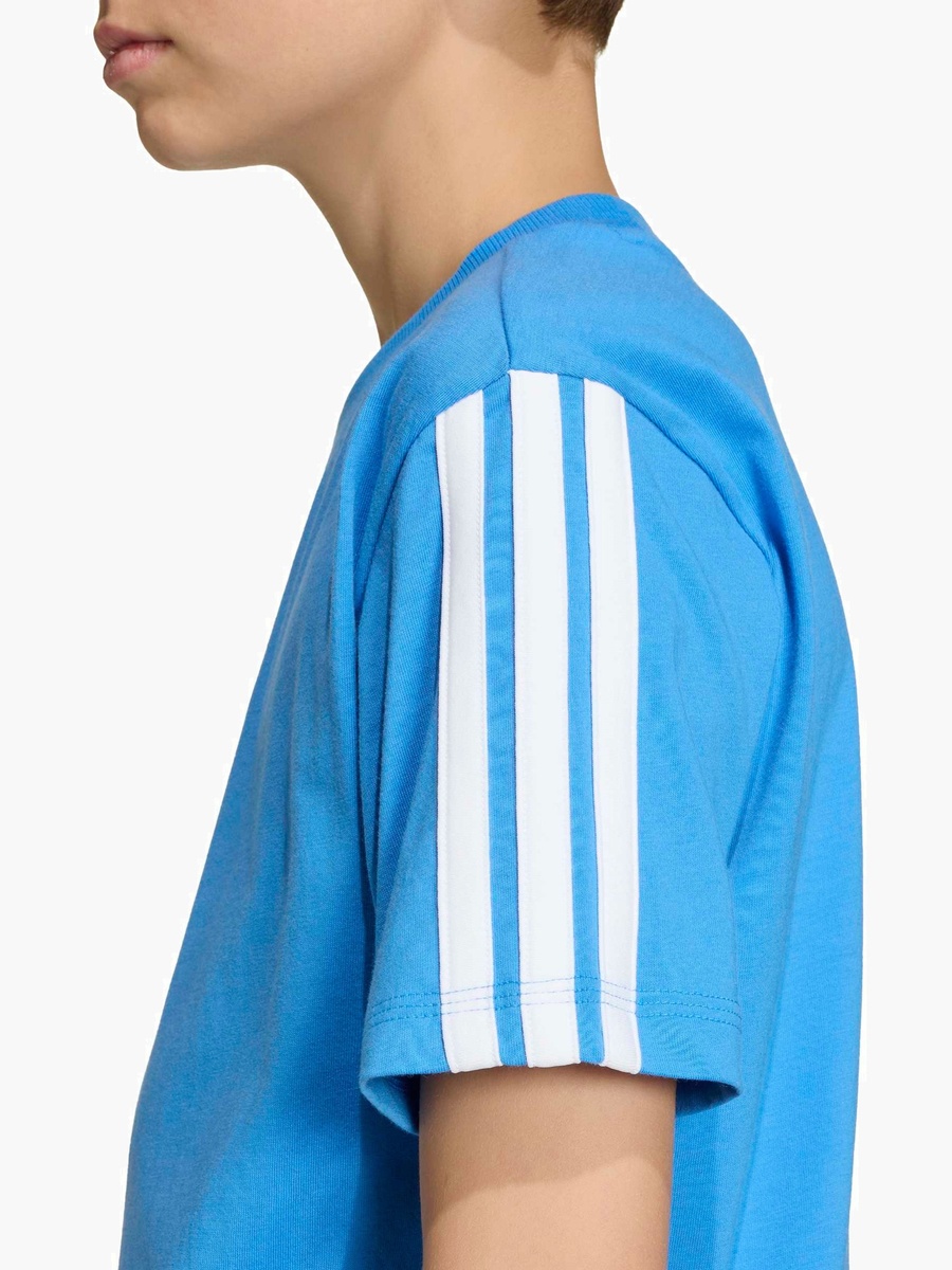 Crew Neck Short Sleeves T-Shirt with Tape Detail