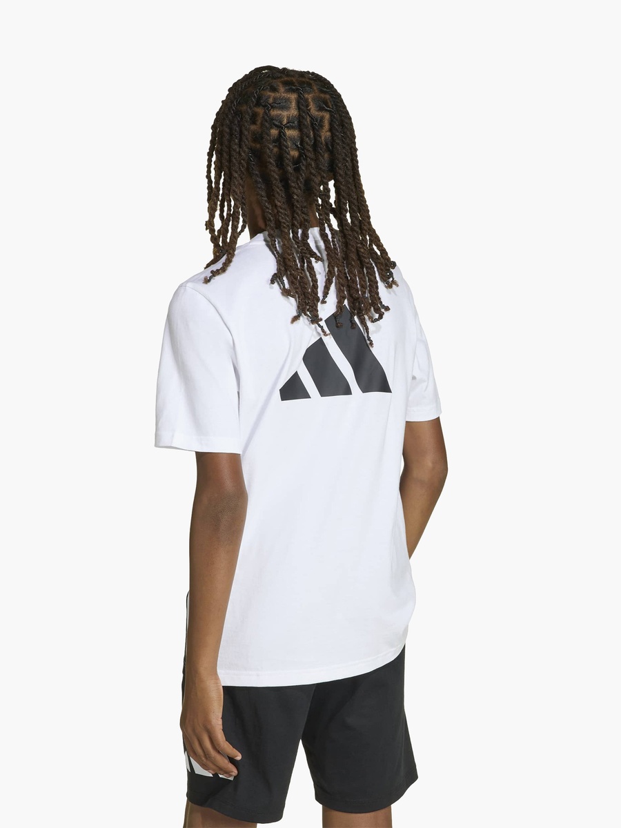 Crew Neck Short Sleeve T-Shirt with Contrast Panel