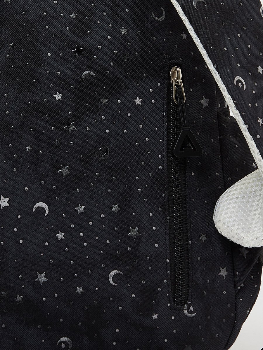 Teen Girls Star and Moon Print Backpack