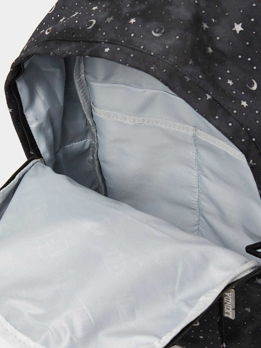 Teen Girls Star and Moon Print Backpack