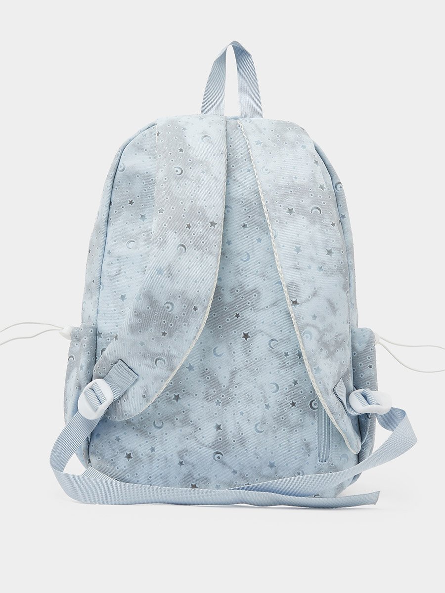 Teen Girls Star and Moon Print Backpack