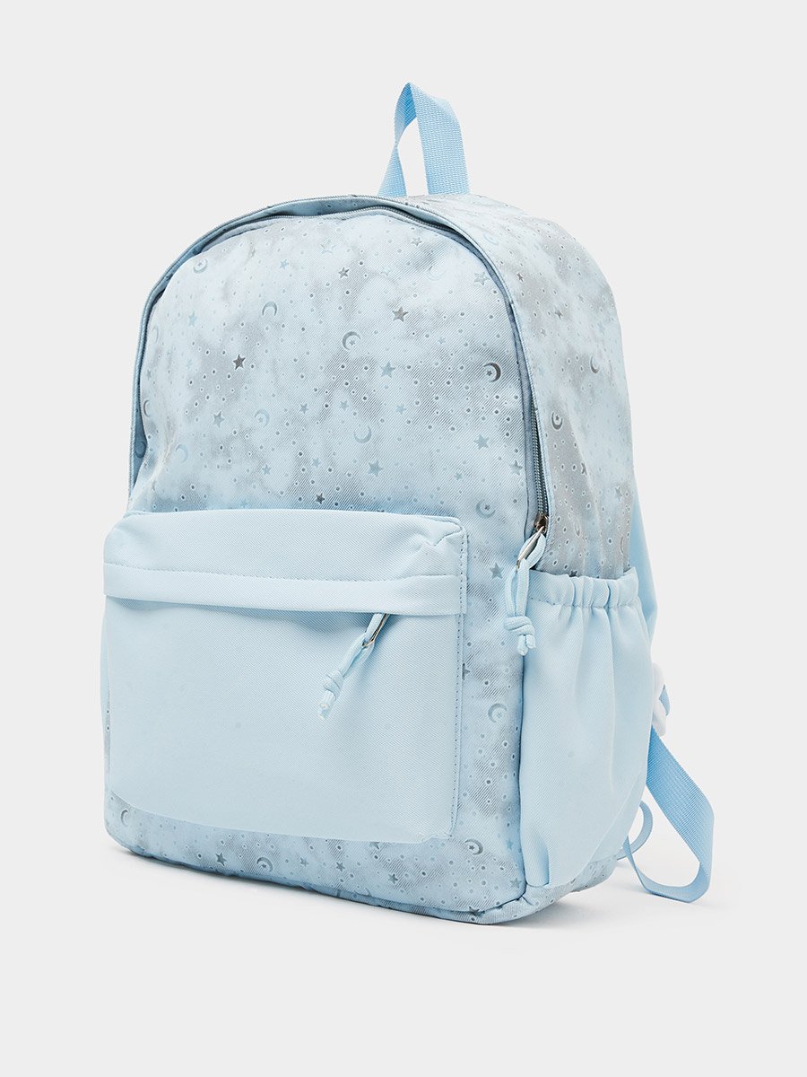 Teen Girls Stars and Moon Print Backpack