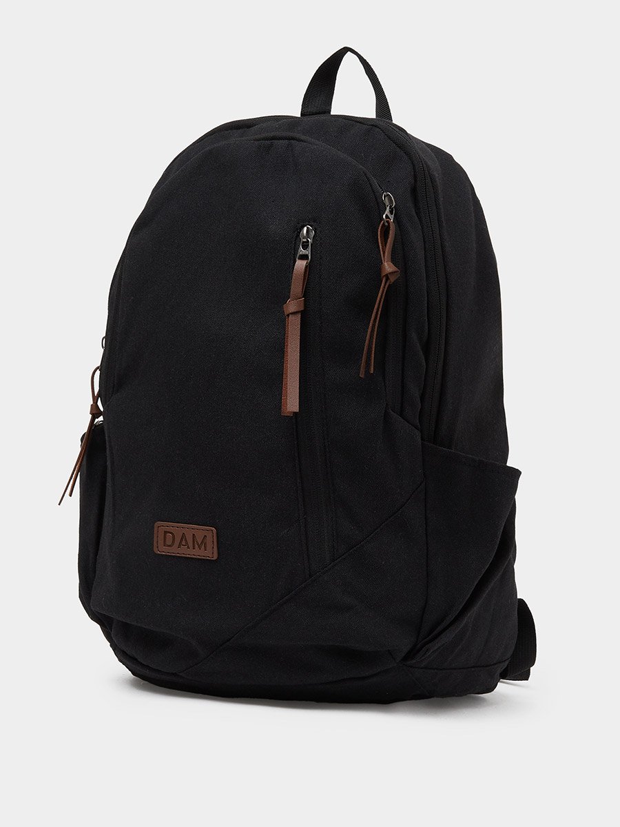 Teen Boys Solid Backpack with Zip Puller