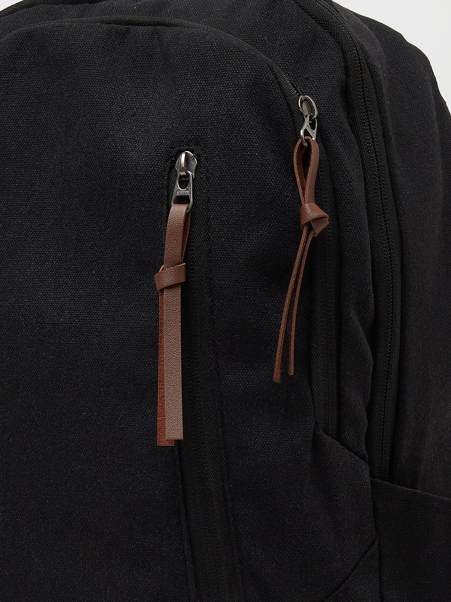 Teen Boys Solid Backpack with Zip Puller