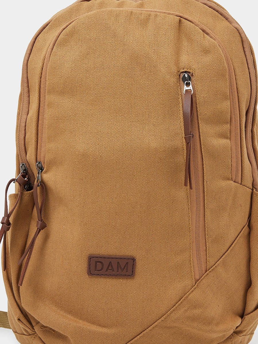 Teen Boys Solid Backpack with Zip Puller