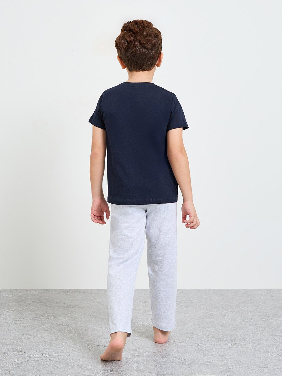Boys Sonic Print Short Sleeve T-Shirt and Pyjama Set