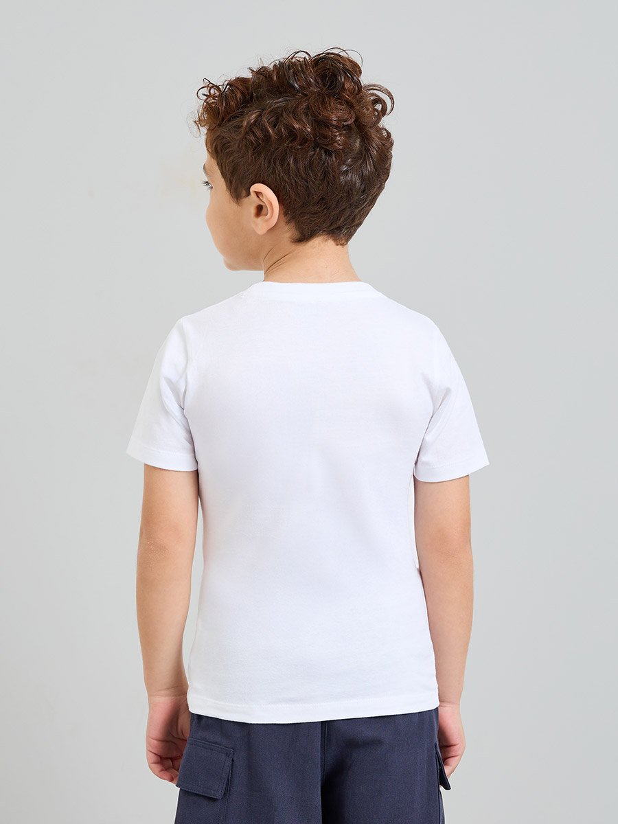 Boys Sonic Print Cotton T-Shirt
