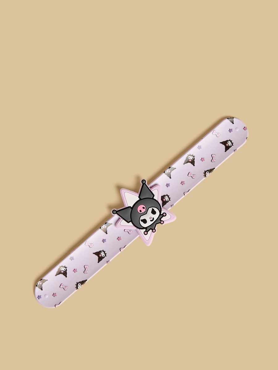 Kuromi Accent Slap Bracelet