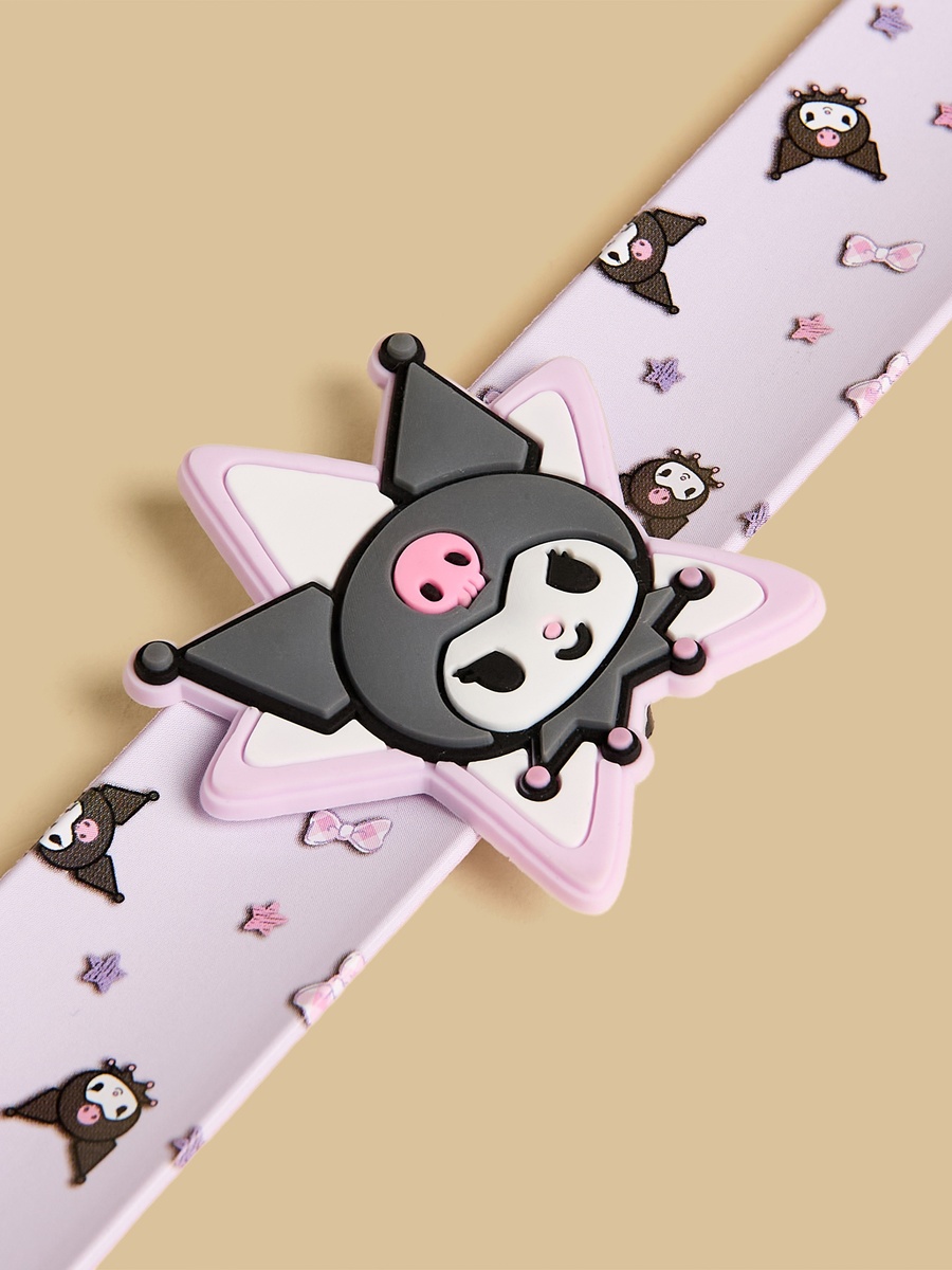 Kuromi Accent Slap Bracelet