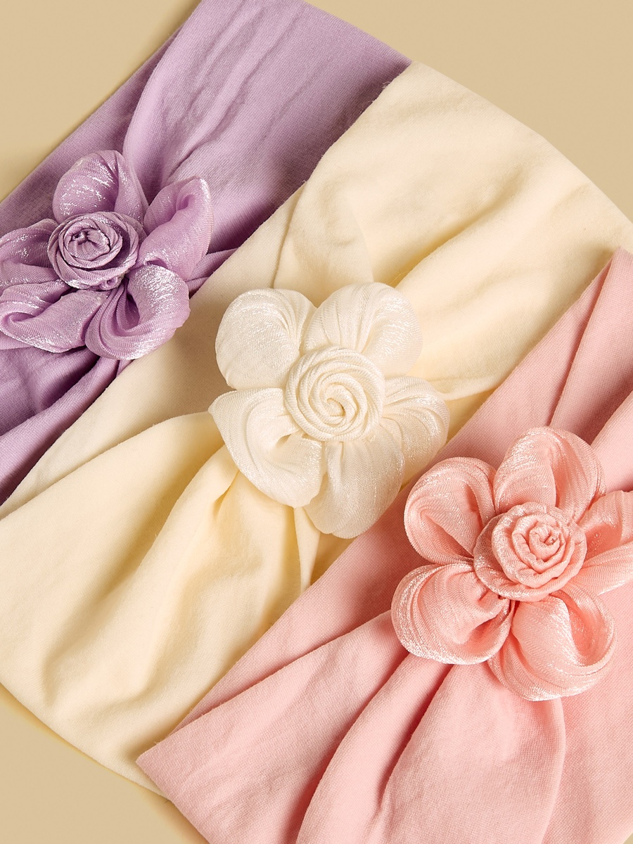 Pack of 3 - Floral Accent Headband