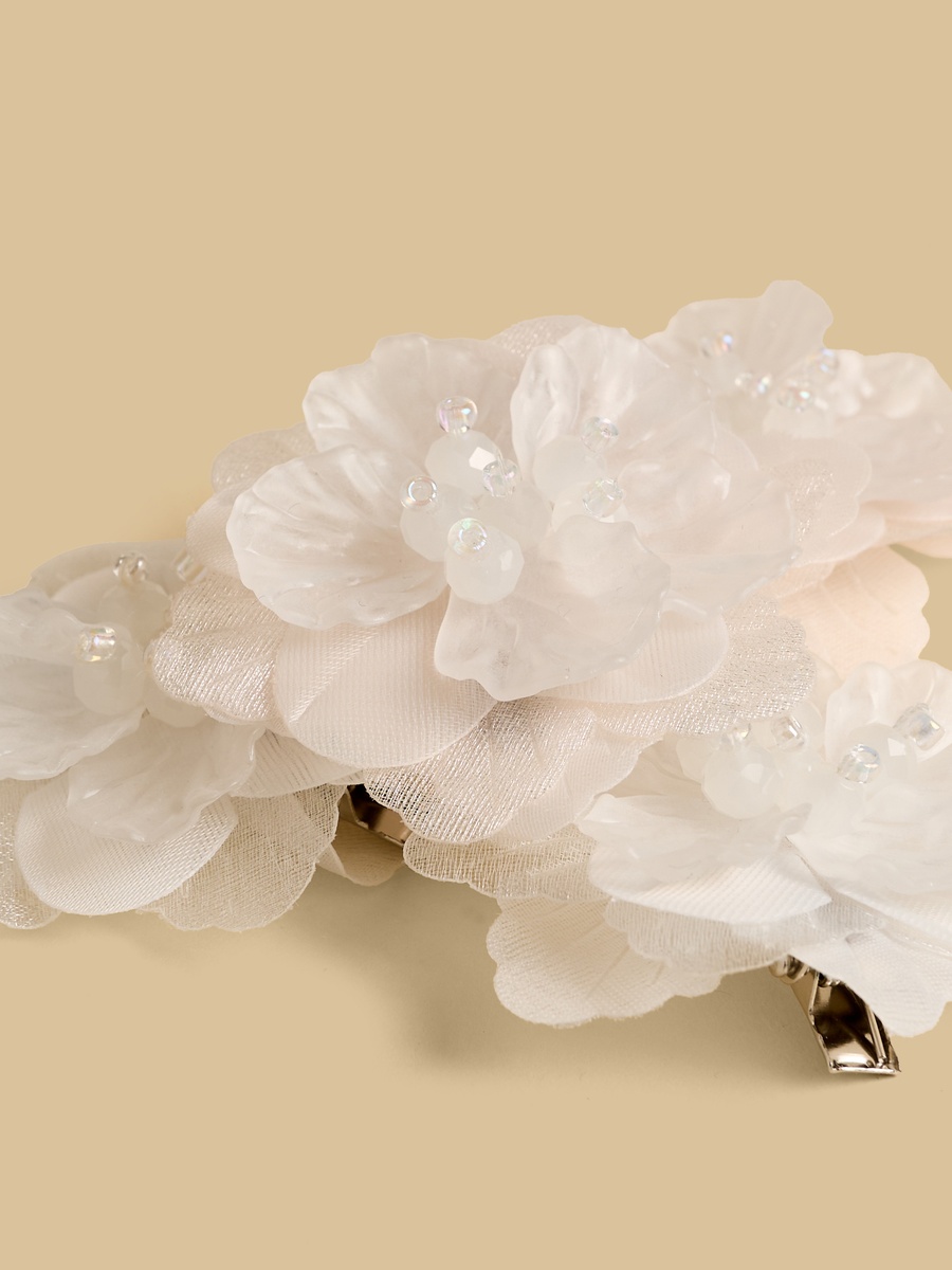 Pack of 4 - Floral Embellished Hair Clip