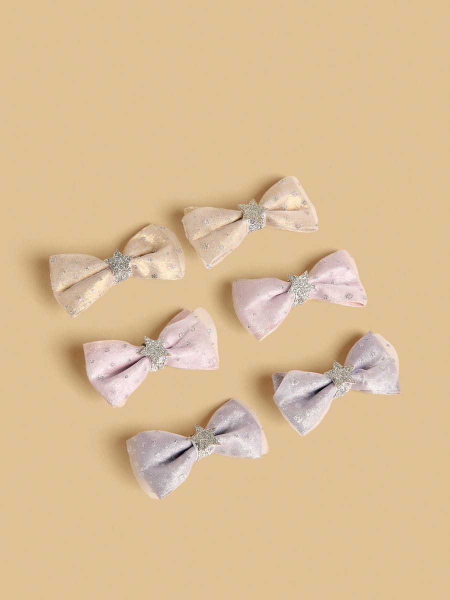 Pack of 6 - Bow Hair Clip