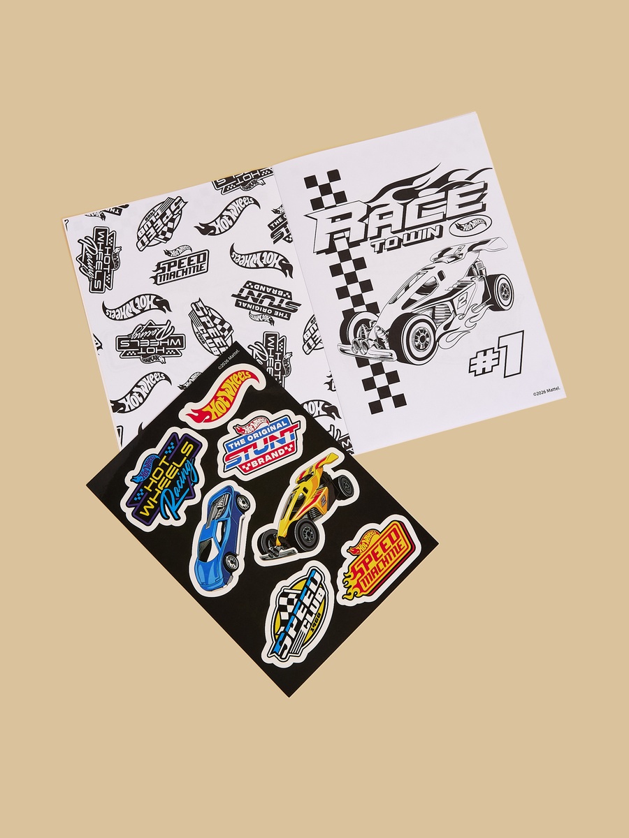 Hot Wheels Colouring Set