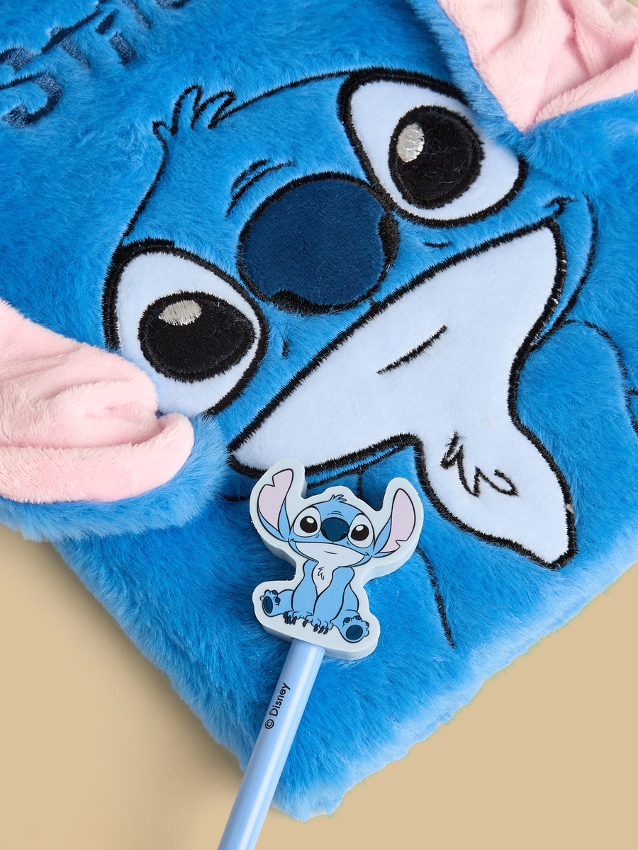Stitch Accent Ruled Notebook and Pencil Set