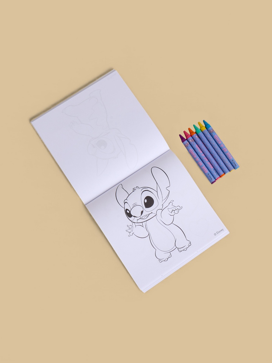 Lilo and Stitch Print Colouring Set
