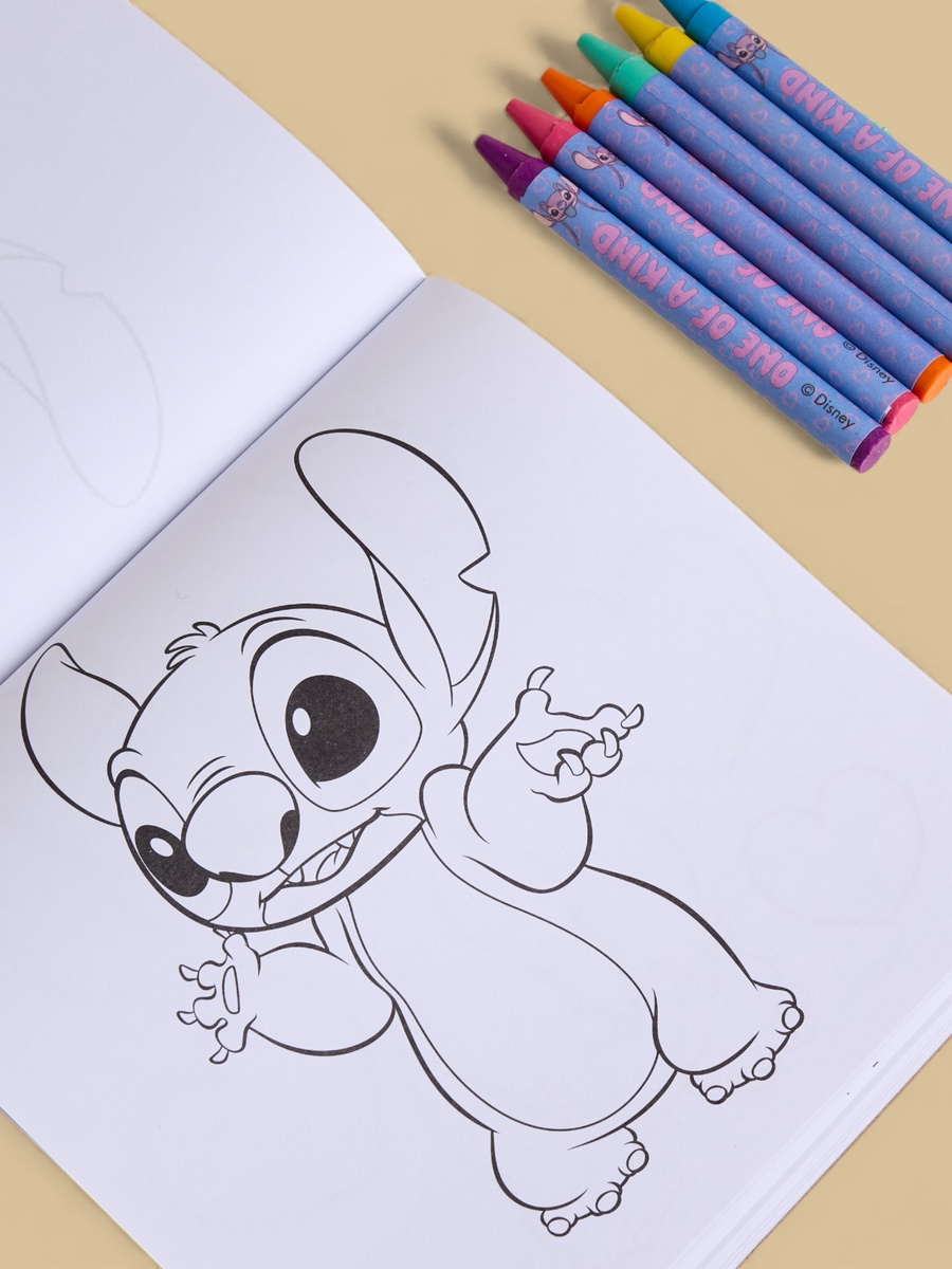 Lilo and Stitch Print Colouring Set