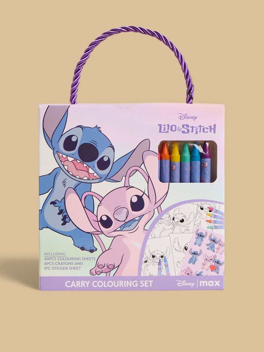 Lilo and Stitch Print Colouring Set