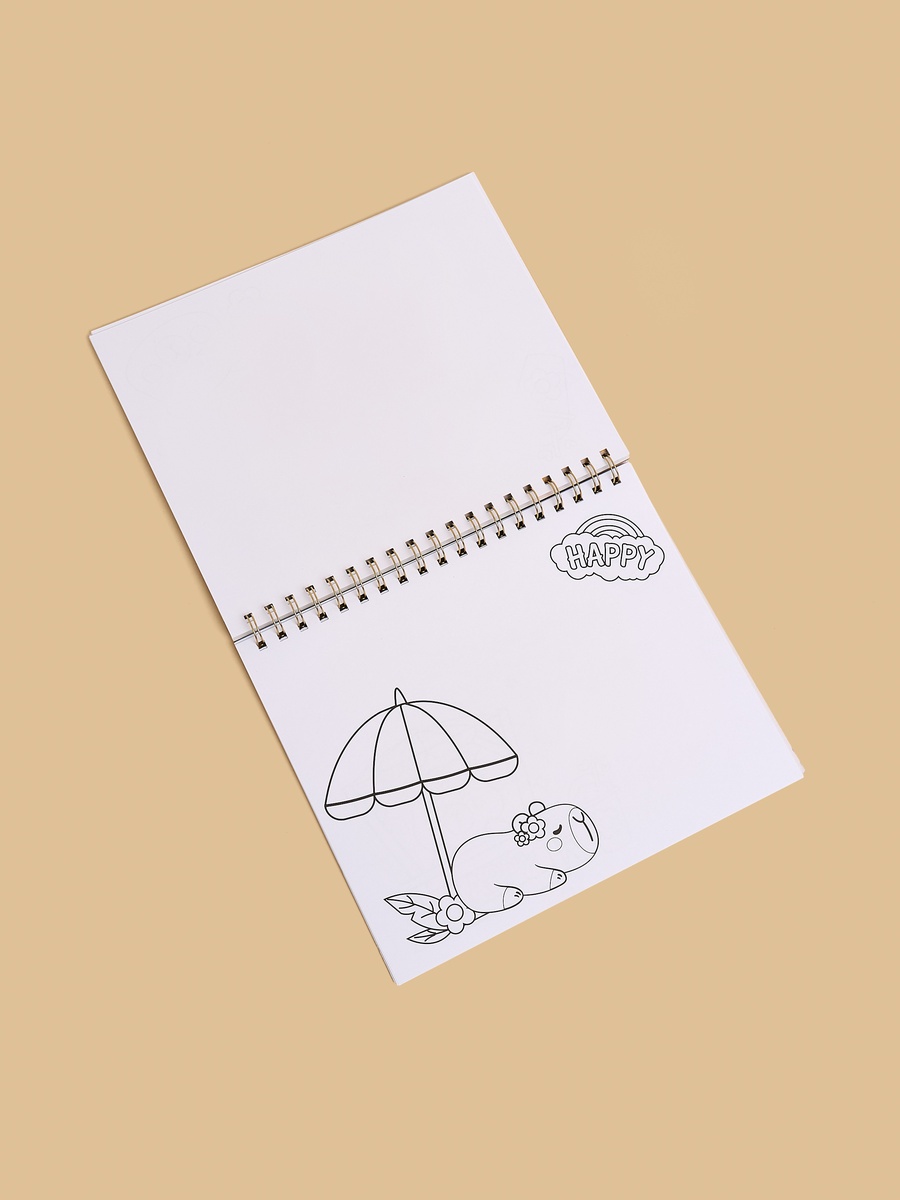 Graphic Print Colouring Book