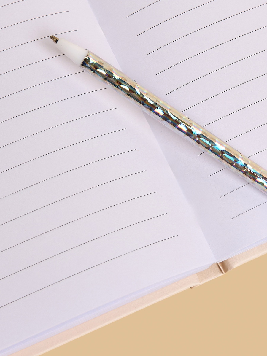Slogan Print Notebook and Pen Set