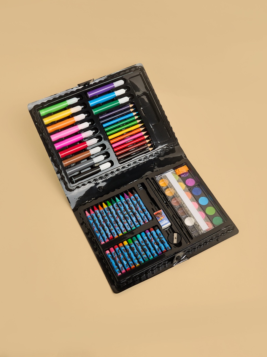 Hot Wheels Print 80-Piece Colouring Set