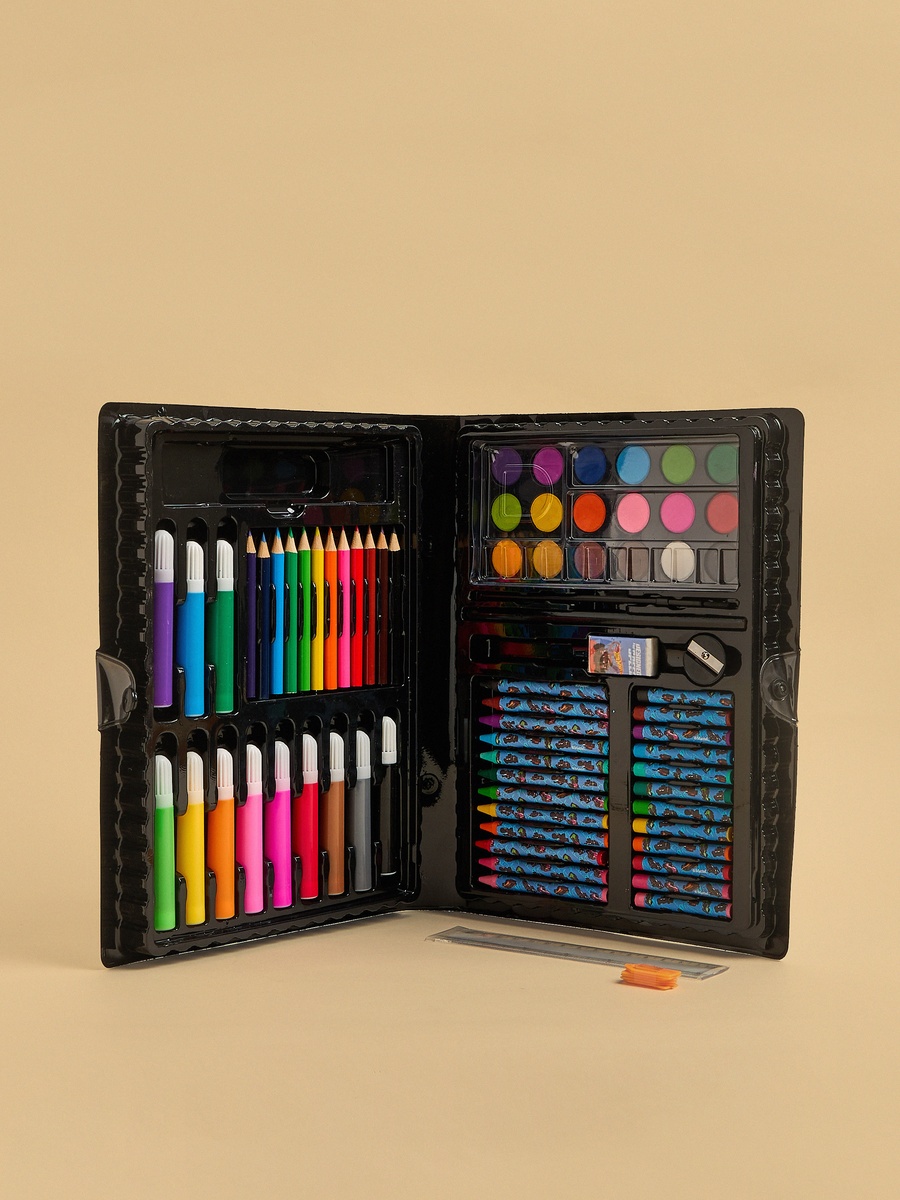 Hot Wheels Print 80-Piece Colouring Set