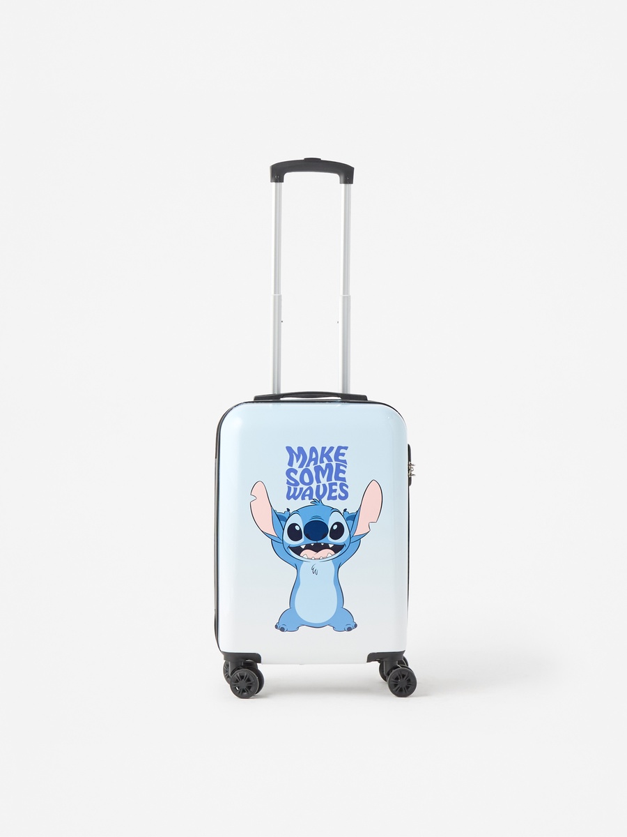 Stitch Print 4-Wheel Hardcase Trolley Bag with Retractable Handle