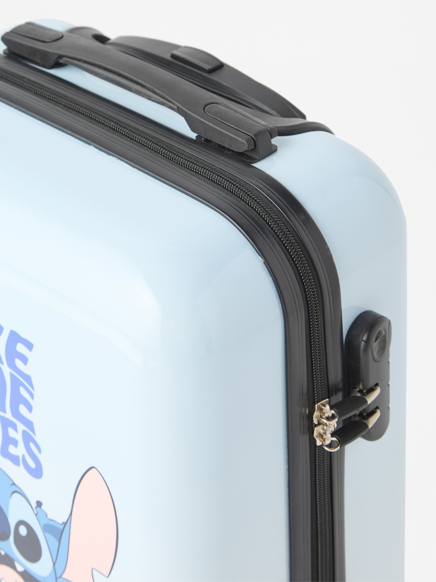 Stitch Print 4-Wheel Hardcase Trolley Bag with Retractable Handle