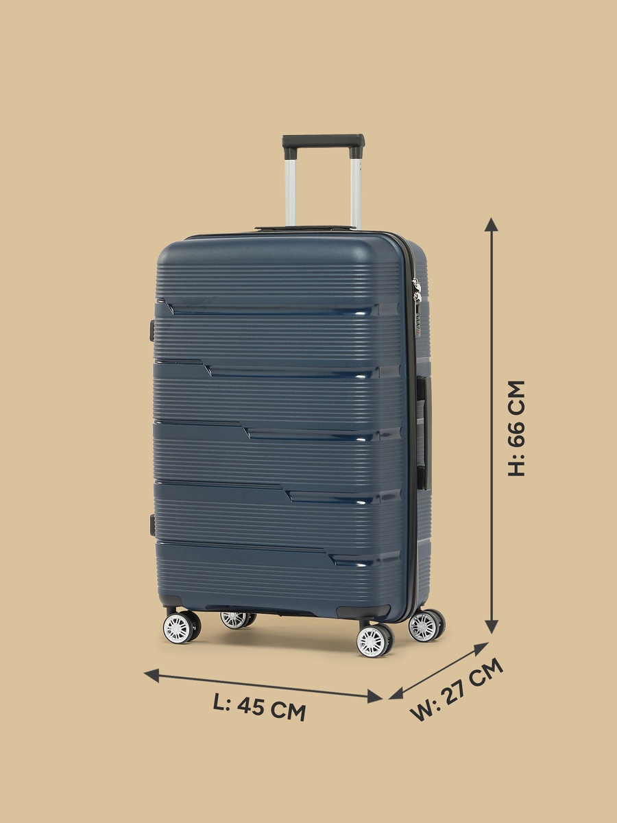 Ribbed Hardcase Trolley Bag